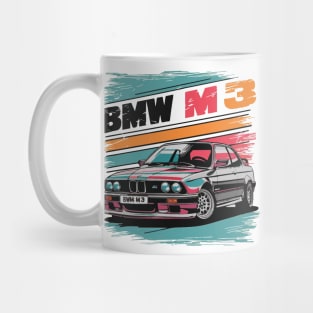 BMW M3 E30 Vintage Car Mug